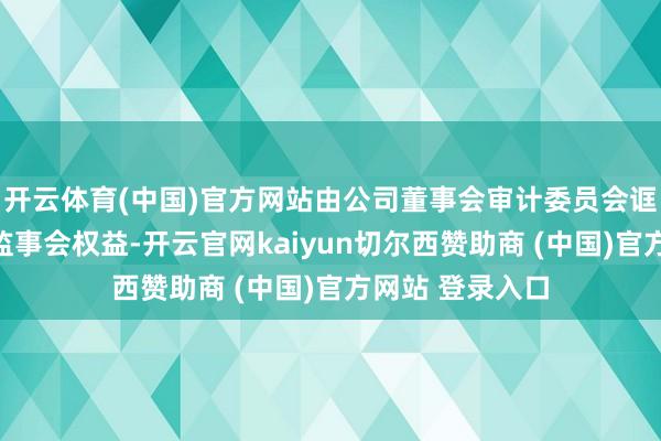 开云体育(中国)官方网站由公司董事会审计委员会诓骗关联规矩的监事会权益-开云官网kaiyun切尔西赞助商 (中国)官方网站 登录入口