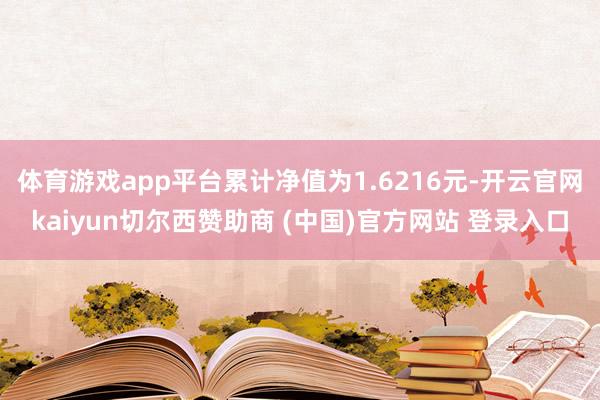 体育游戏app平台累计净值为1.6216元-开云官网kaiyun切尔西赞助商 (中国)官方网站 登录入口